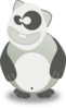 Panda Monster Clip Art